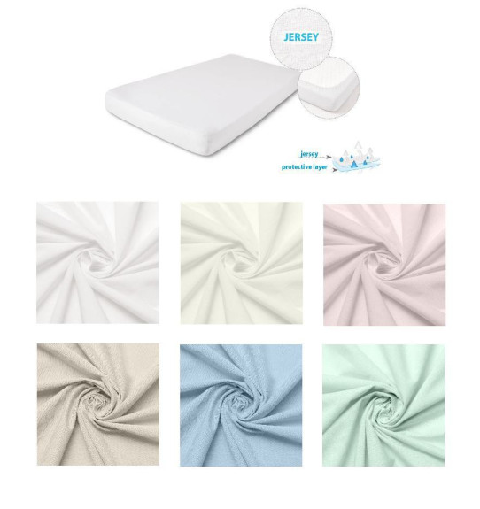 Nepromokavé prostěradlo jersey 70 x 140 cm Babymatex