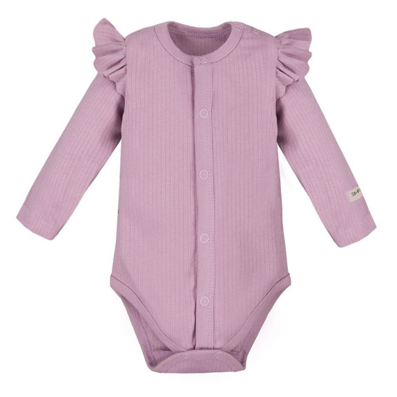 Rozepínací body s volánky Simply comfy vřesové Eevi