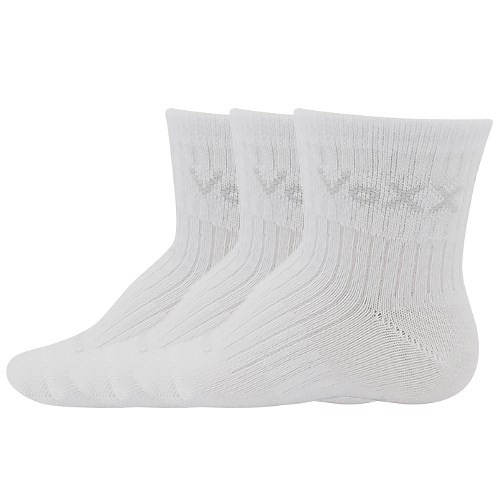 Ponožky kojenecké bambusové Bambík bílé (3 páry)
