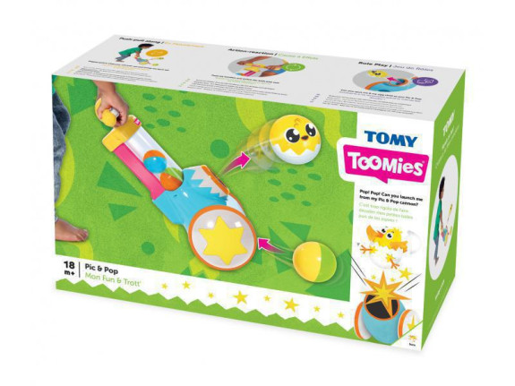 Chodítko s vystřelovacími míčky Toomies