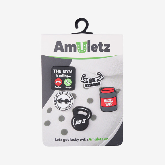 Amulety - ozdoby na boty Amuletz No pain, no gain mix Coqui