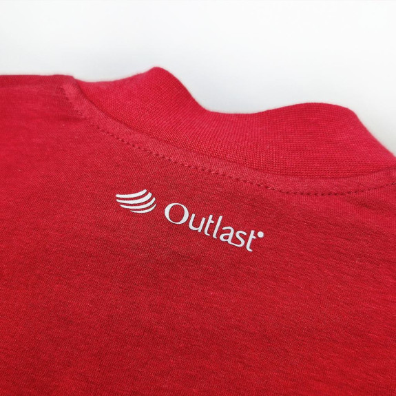Mikina Reflex smyk rozepínací Outlast® - scarlet