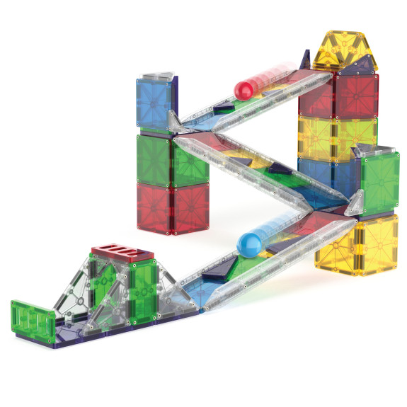 Magnetická stavebnice Rail Racers Deluxe 90 dílů