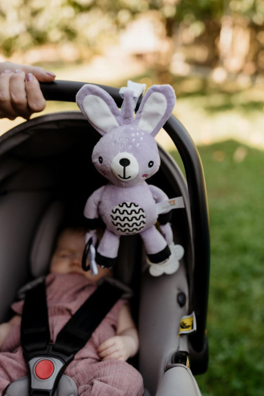 Chrastítko plyš 30 cm závěs na postýlku/kočárek 0 m+ babyted