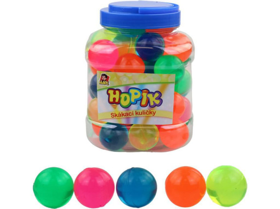 Hopskulka průhledná 38 mm