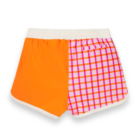 Plavky s UV ochranou Iconic Tartan Red KiETLA