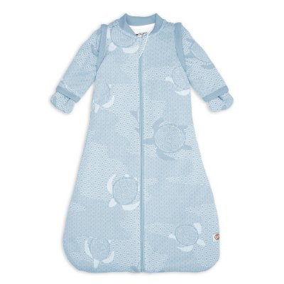 Spací pytel s rukávy Lodger Matcha Blue Fogg