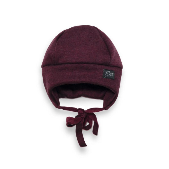 Čepice pro miminko Warmkeeper Zoe Garnet vínová Esito