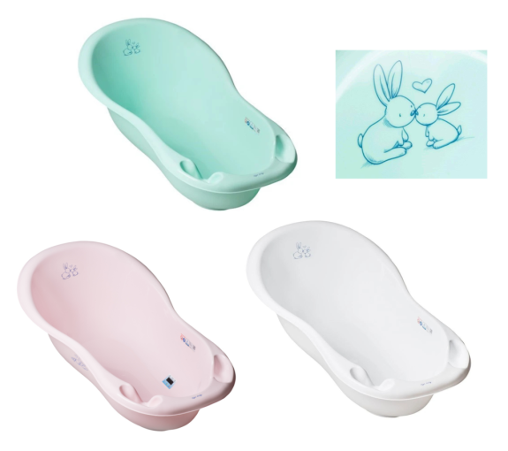 Anatomická vanička s výpustí 102 cm LUX Bunny