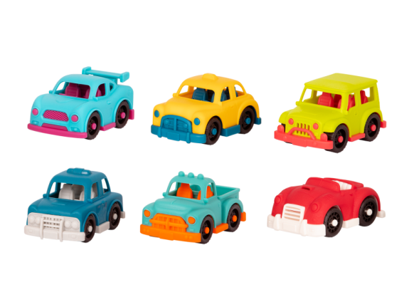 Transportér s 6 autíčky Happy Cruisers