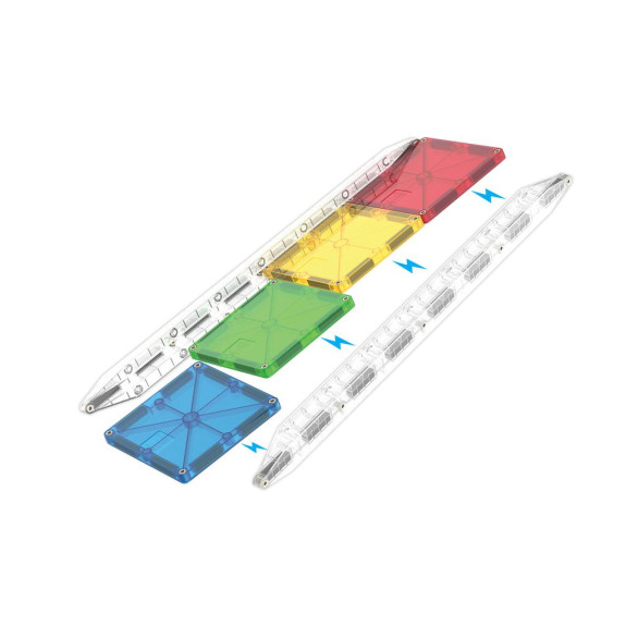 Magnetická stavebnice Rail Racers Rail Pack 8 dílů Magna-Tiles