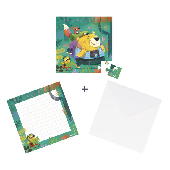 Blahopřání k narozeninám s puzzle Janod