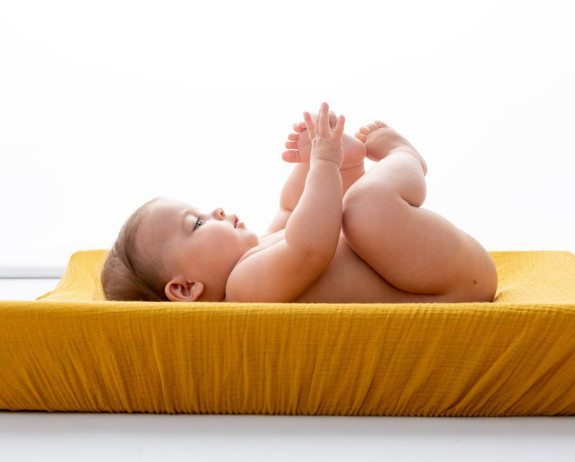Potah na přebalovací podložku mušelín 50 x 70/80 cm BabyMatex