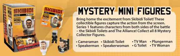 Skibidi Toilet minifigurky Mystery