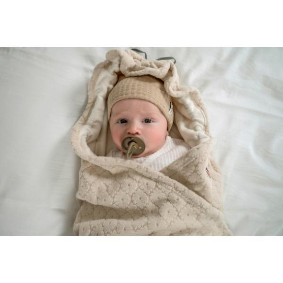 Čepička Beanie Seersucker LODGER Beige