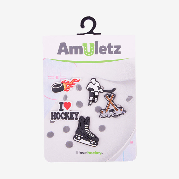 Amulety - ozdoby na boty Amuletz Hokej mix Coqui
