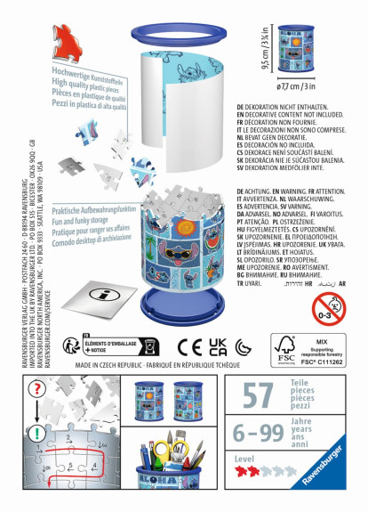 3D Puzzle stojan na tužky Disney Stitch