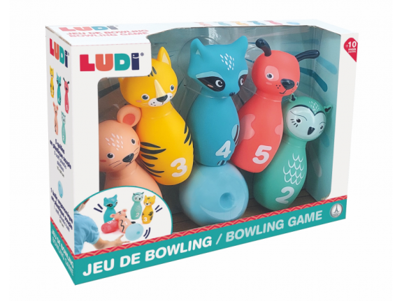 Bowling pro nejmenší Zvířátka s čísly
