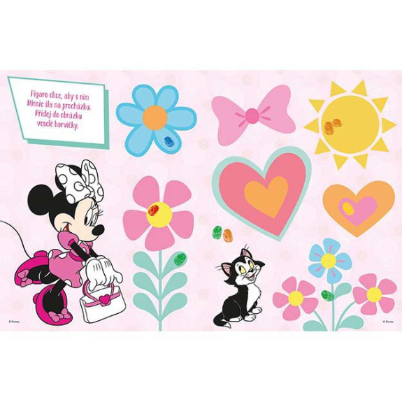 Barevné prstíky Minnie