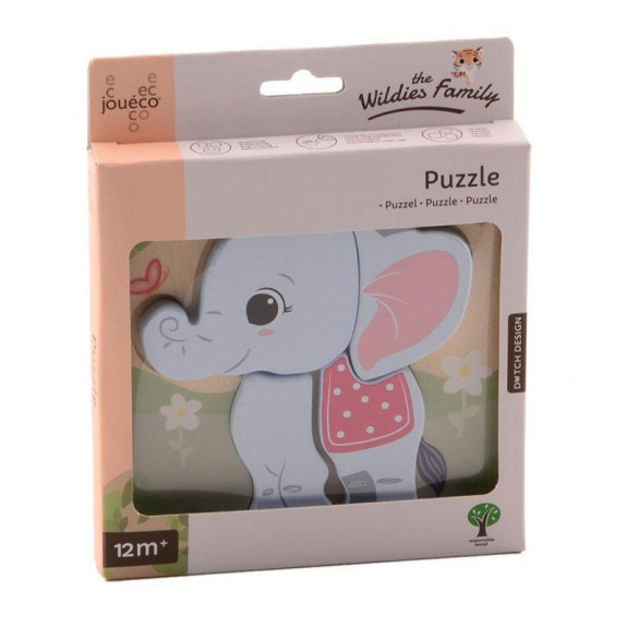 The Wildies Family dřevěné mini puzzle
