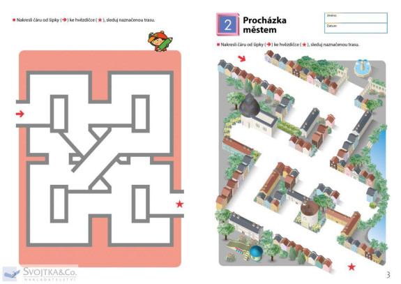 Svojtka Můj první pracovní sešit Bludiště