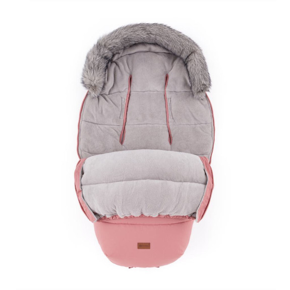 Set zimní fusak Comfy 4 v 1 + rukavice na kočárek Furry Petite & Mars