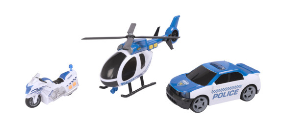 Policejní přeprava helikoptéry se zvukem a světlem Teamsterz