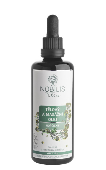 Hořčičný olej 100 ml fialové sklo