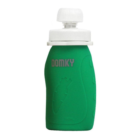 Plnitelná silikonová kapsička Domky 180 ml