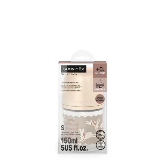 Kojenecká láhev Wonderland New 150 ml Fyziol průtok S Suavinex