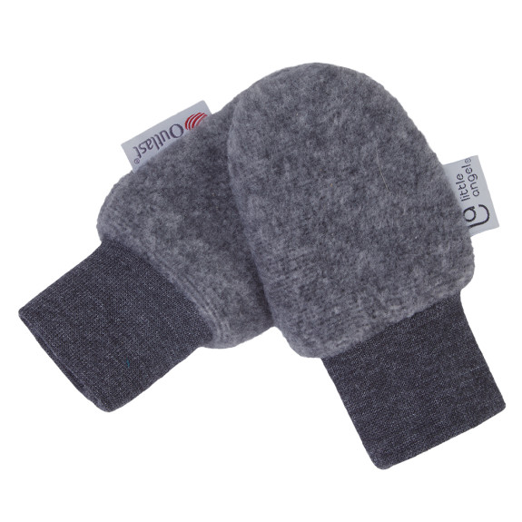 Rukavice Fleece bambus bez palce Outlast® tm.šedý melír/bílošedý melír Vel. 1 Little Angel