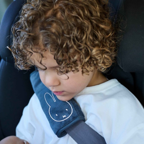 Chránič pásu large Seatbelt Pad Dark Grey Miffy 1 ks Dooky