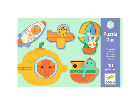 Puzzle Duo - Dopravní prostředky