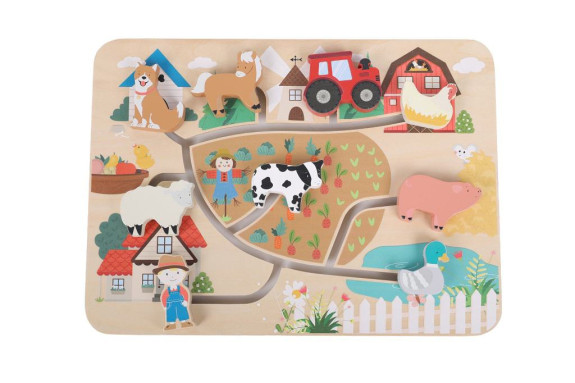 Motorická deska Farma 2Kids Toys
