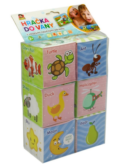 Kostky do vody, 7 x 7 x 7 cm 6 ks