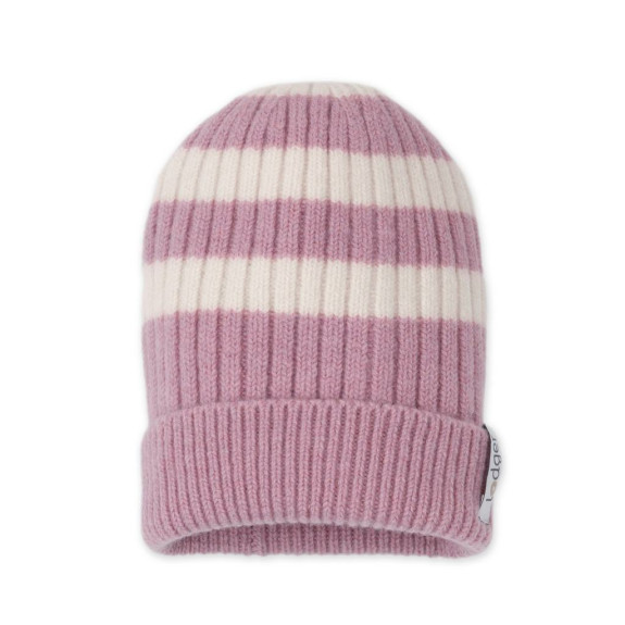 Čepice Stripe Merino Mauve Lodger