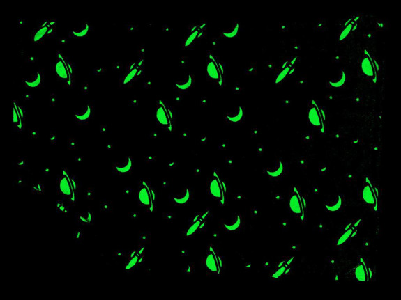 Space Xplorers deka 100x150 cm vesmírný design ve tmě svítící 0 m+