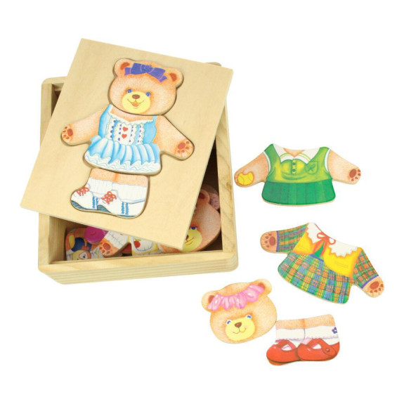 Oblékací puzzle Paní medvědice Bigjigs Toys