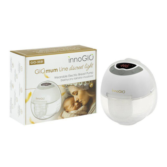 Přenosná elektrická odsávačka mateřského mléka GIOmum Line Discreet Light Single innoGIO