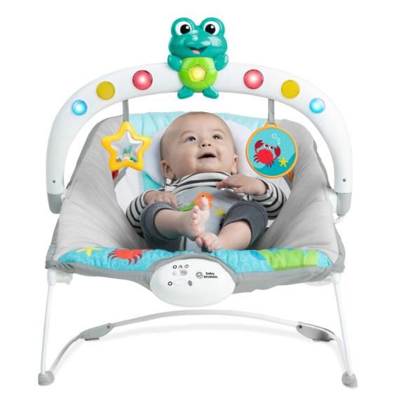 Lehátko hudební vibrační se světly Kick to It Neptune do 9 kg Baby Einstein