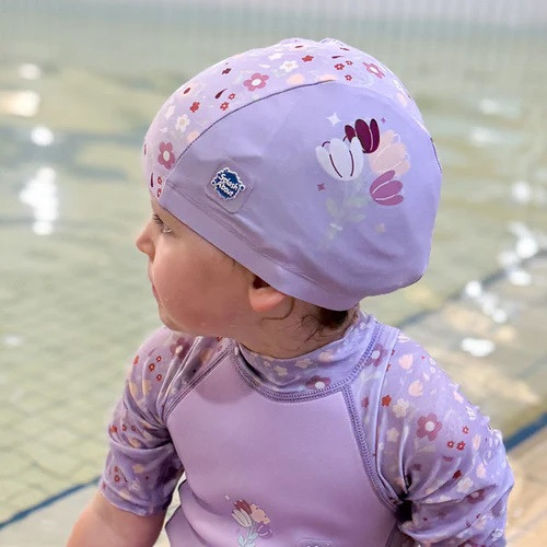 Plavecká čepice pro miminka a děti Splash About Lilac Spring