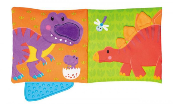 Dětská knížka s kousátkem - dinosauři