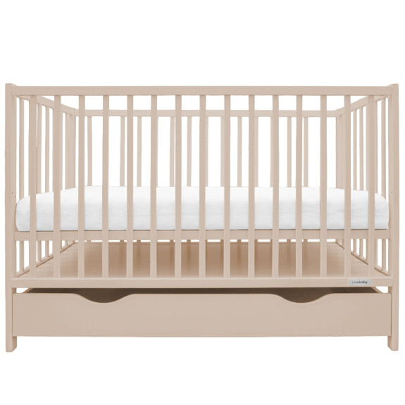 Dětská postýlka se šuplíkem Basic kašmírová New Baby