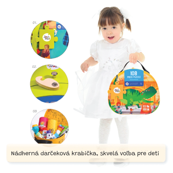 Puzzle Muzeum dinosaurů 108 ks Jarmelo