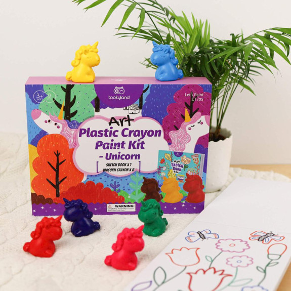 Kreativní sada První voskovky 2 v 1 Dinosaurus Tookyland