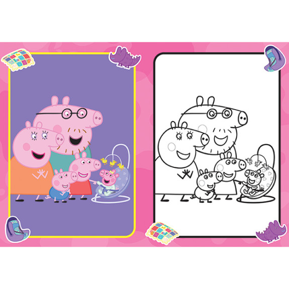 Omalovánky A5 Prasátko Peppa