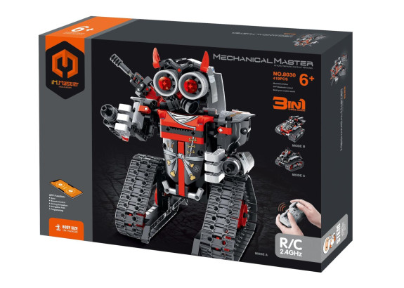 Stavebnice 3v1 programovatelný robot RC 2,4GHz 432 dílků na baterie iM.MASTER