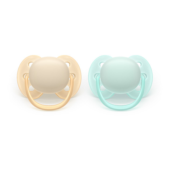 Šidítko Ultrasoft Premium neutral 0-6 m 2 ks Philips Avent