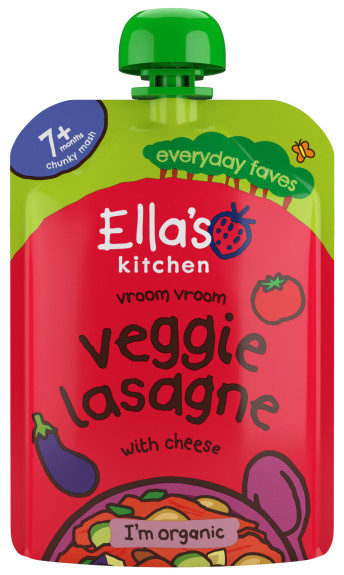 BIO Zeleninové lasagne se sýrem 130 g Ella's Kitchen