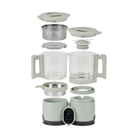 Multifunkční přístroj Nutribaby Glass Celadon Green Babymoov